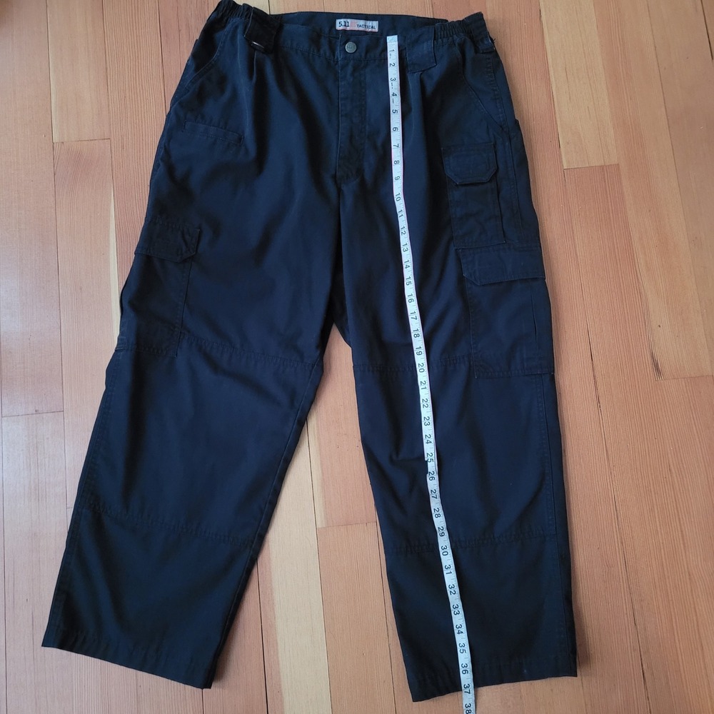 5.11 tactical mens 36 X 30‎ cargo pants black carpenter utility gorpcore goth - Picture 13 of 15